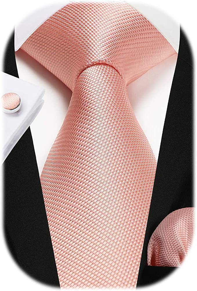 Peach Necktie Set-HDNE62