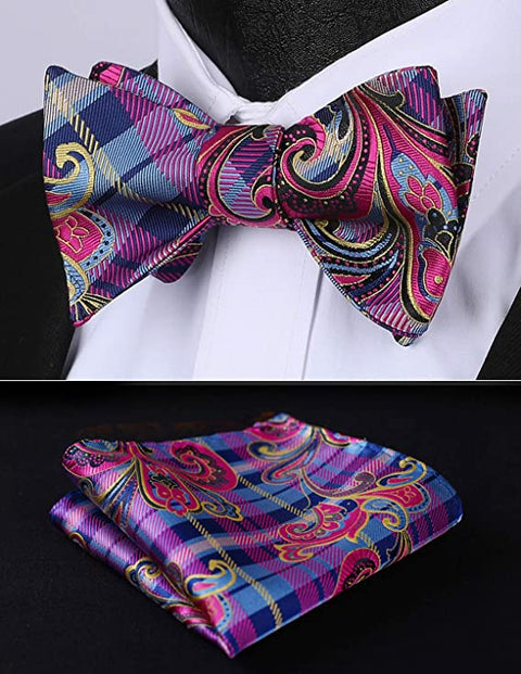 Blue and Pink Bowtie Set-HDNX41