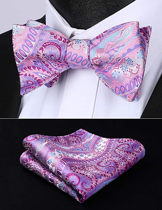 Purple and Pink Bowtie Set-HDNX43