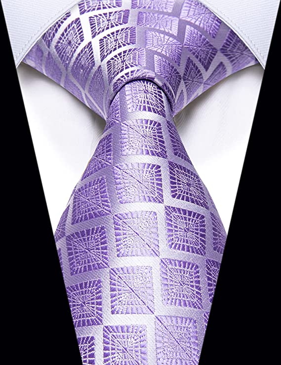 Light Purple Silk Necktie-JYT37