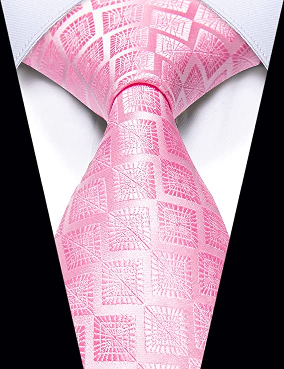 Pink Silk Necktie-JYT39