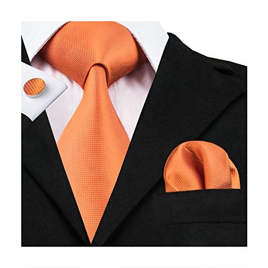 Solid Tango Wedding Necktie Set LBW107