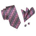 Blue Pink Purple Tie Set LBW241