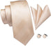 Beige Silk Necktie Set-LBW518