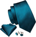 Teal Wedding Necktie Set -LBW540
