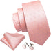 Coral Pink Silk Necktie LBW-561
