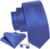 Blue and White Tie Set-LBW619