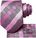 Pink Silk Necktie Set-LBWH730