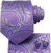 63" Extra Long Light Purple Necktie Set-LBWH746XL
