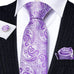 Light Purple Silk Necktie Set-LBWY786
