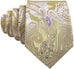 Purple and Beige Wedding Necktie Set-LBWY807
